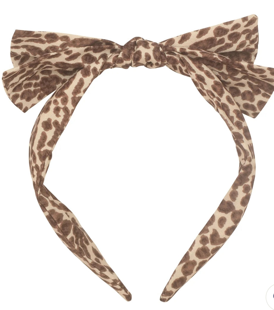 Leopard Edie bow alice