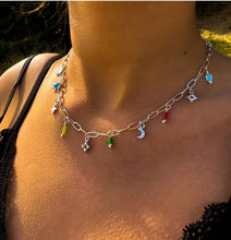 Load image into Gallery viewer, Glimmers Charm and Miyuki Beads necklace
