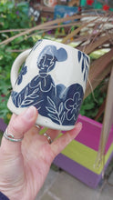 Load and play video in Gallery viewer, Navy Goddess mug by Crock-Â-Shwt
