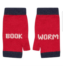 Load image into Gallery viewer, Book Worm Mittens in Rouge &amp; Clay by Black and Beech
