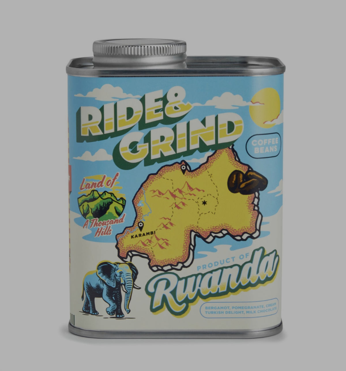 Ride and Grind coffee beans