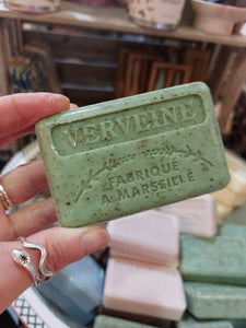 French unwrapped soap bars