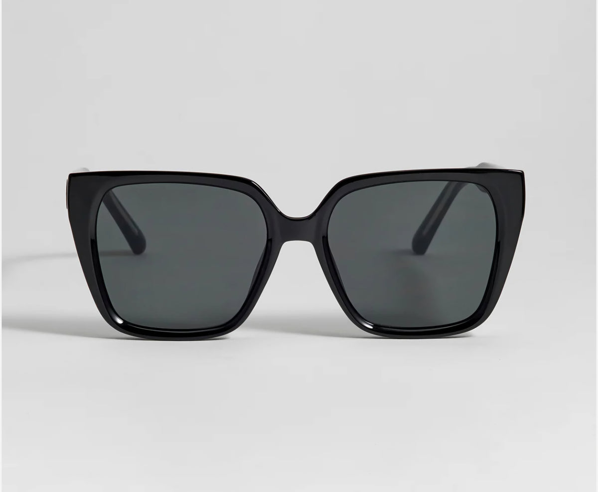 Estella Bartlett Black Milan Square Women’s Sunglasses