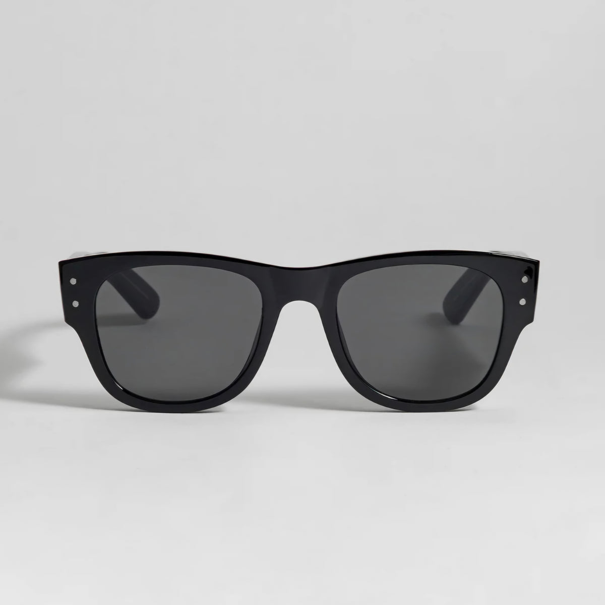 Estella Bartlett Black Wayfarer-Inspired Unisex Sunglasses