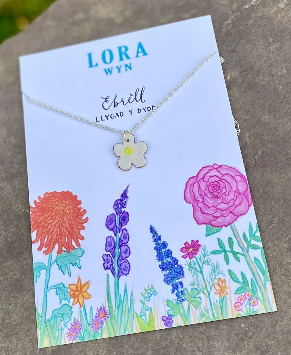 Cadwen Blodau Penblwydd / Birth Flower necklace
