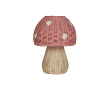 Load image into Gallery viewer, Toadstool lamp in musk
