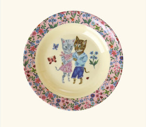 Vintage pink bowl by Nathalie Lété for Rice