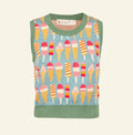 Palava Shirley - Teal Ice Cream Waistcoat