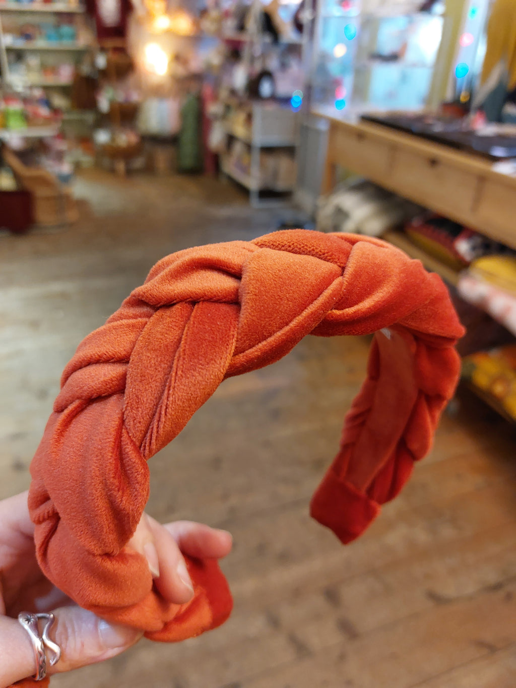 Madog Millinery Velvet Braided Headband
