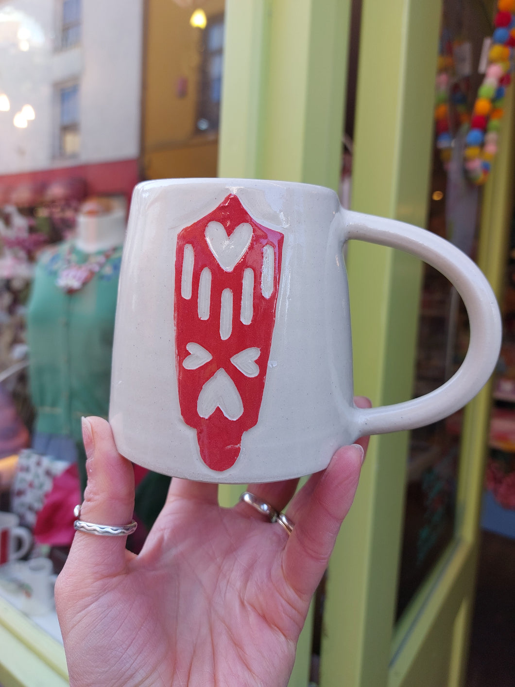Simple lovespoon mug by Crock-Â-Shwt