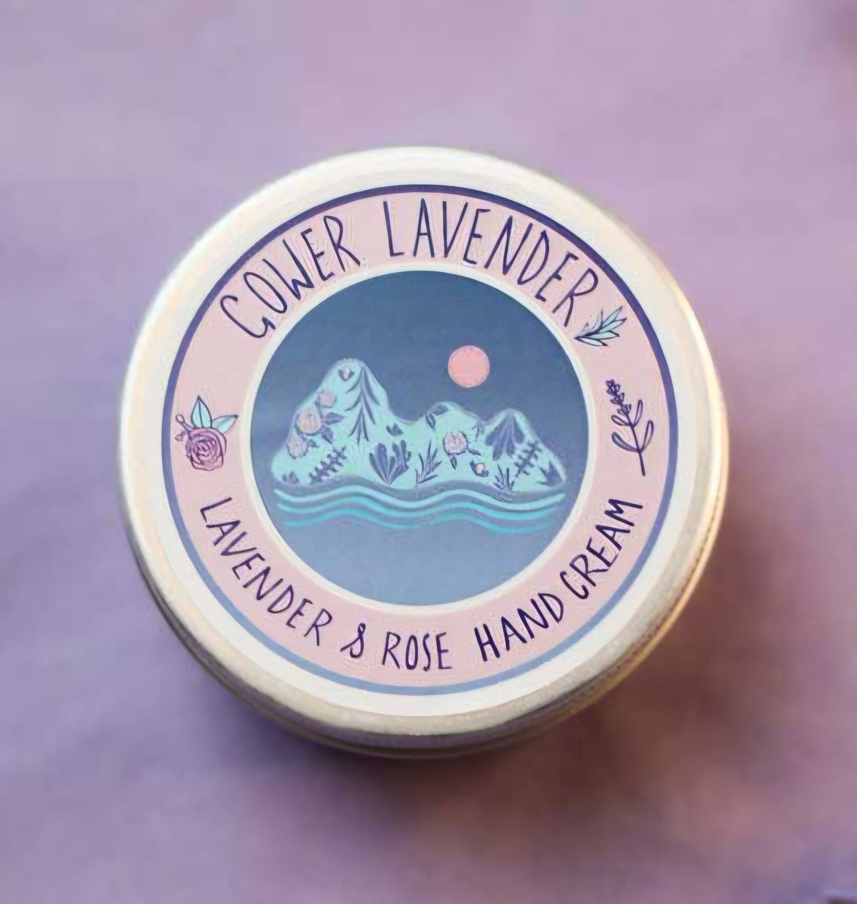 Gower Lavender - Lavender and Rose Hand Cream
