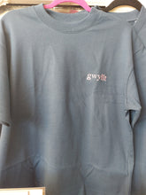 Load image into Gallery viewer, Gwyllt/Wild t-shirt in navy from Black and Beech
