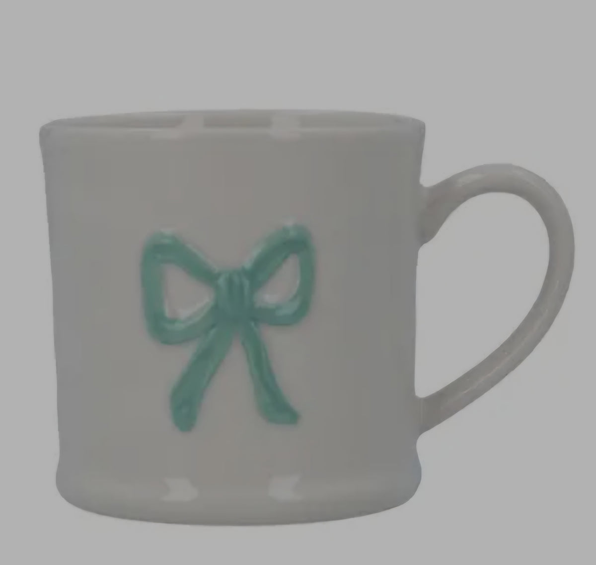 Gisela Graham Stoneware Mini Mug Bow