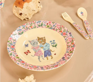 Vintage pink bowl by Nathalie Lété for Rice