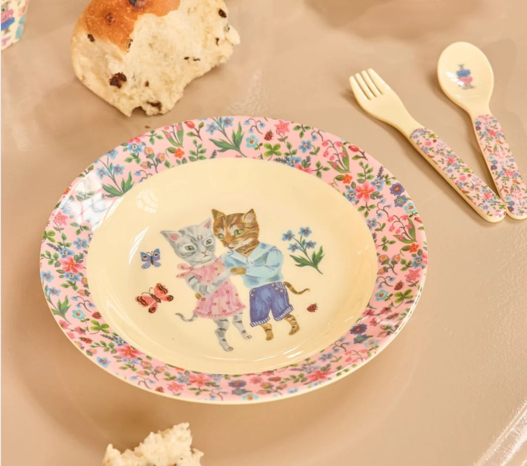 Vintage pink bowl by Nathalie Lété for Rice