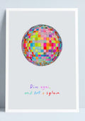 "Dim egni, ond lot o sglein" A4 print by Niki Pilkington