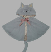 Load image into Gallery viewer, Grey Cat Cape
