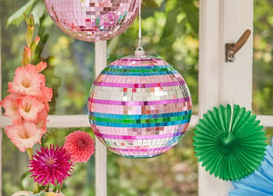 Large Rainbow Disco Ball