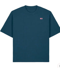 Load image into Gallery viewer, Gwyllt/Wild t-shirt in navy from Black and Beech
