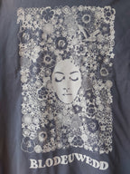 Blodeuwedd t-shirt in faded charcoal