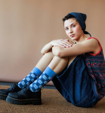 Load image into Gallery viewer, Mabli Carthen Socks - Chambray Blue
