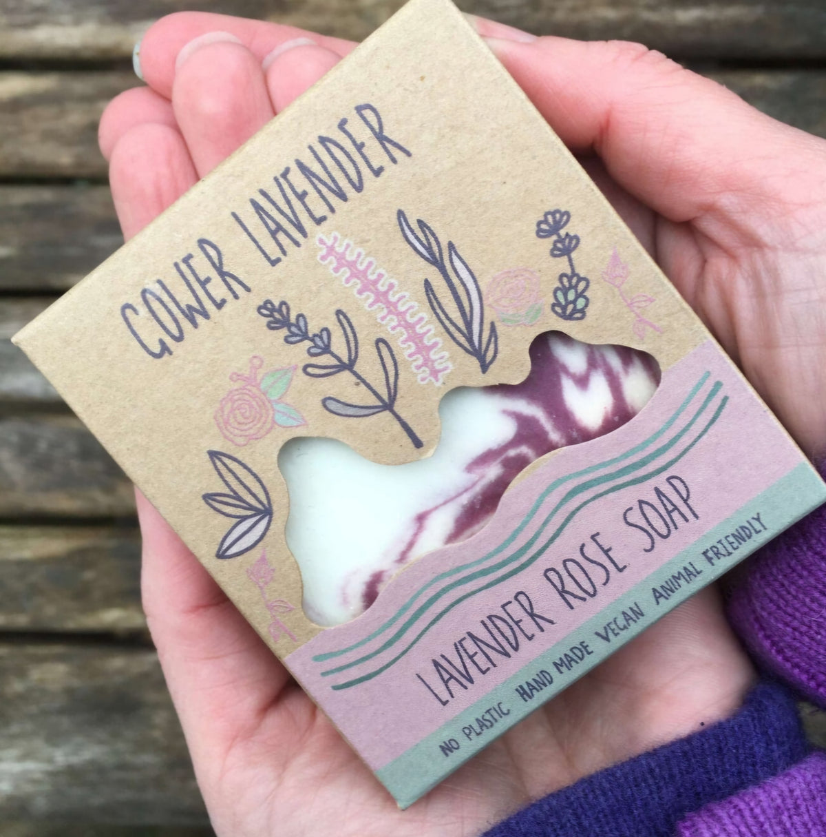 Gower Lavender - Lavender Rose Soap