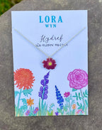 Cadwen Blodau Penblwydd / Birth Flower necklace