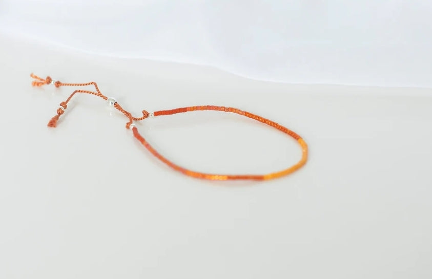 Delicate Miyuki Bead Bracelet by Lora Wyn