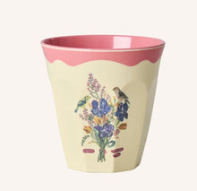 Load image into Gallery viewer, Medium floral melamine cup by Nathalie Lété
