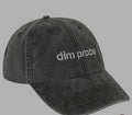 "Dim Probs" Baseball Cap in Stonewash Grey
