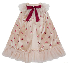Load image into Gallery viewer, Cherries Velvet Cape by Mimi and Lula

