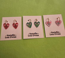 Load image into Gallery viewer, Natalie Lea Owen Heart Flower Earrings
