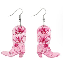 Load image into Gallery viewer, Cowboy Boot earrings
