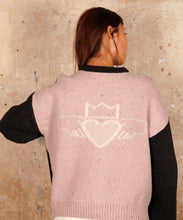 Load image into Gallery viewer, Saoirse Jumper in Peat &amp; Dogrose by Black and Beech

