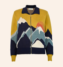 Load image into Gallery viewer, Kate Mustard Arctic Peaks Zip up jacket
