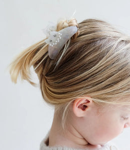 Pearly kitty claw clip
