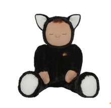 Load image into Gallery viewer, Giant Dozy Dinkum black cat nox by Dinkum Dolls by Olliella
