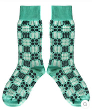 Load image into Gallery viewer, Mabli Carthen Socks - Turquoise
