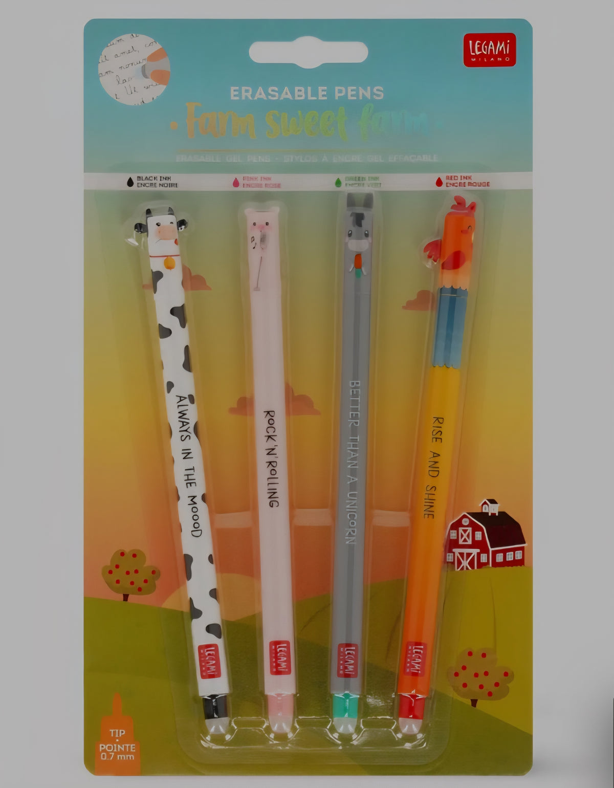 Farm Sweet Farm Erasable Pens