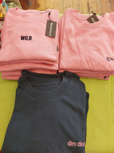 Load image into Gallery viewer, Gwyllt/Wild t-shirts in pink by Black and Beech
