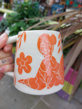 Load image into Gallery viewer, Orange Goddess mug by Crock-Â-Shwt
