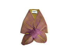 Load image into Gallery viewer, Ffyn Skater scarf in Damson/Moss by Mabli

