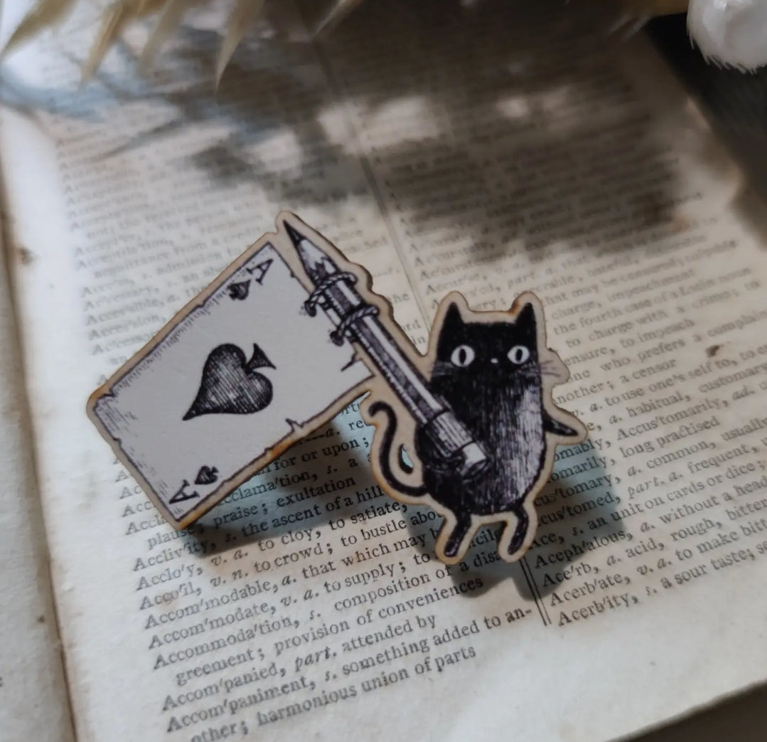 Spooky brooches by Jon Turner