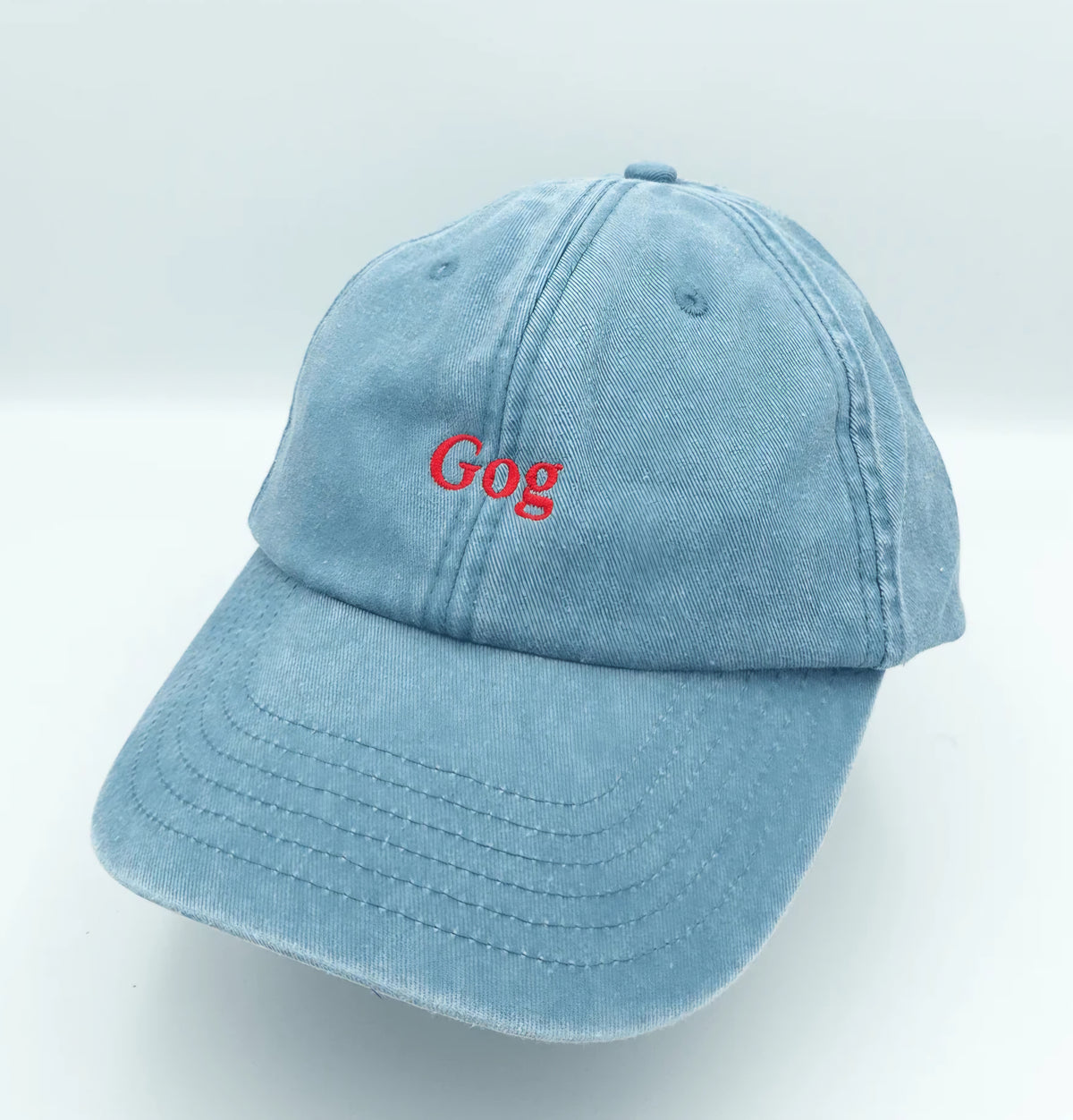 Black and Beech Light Blue a"Gog" Baseball Cap