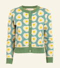 Palava Vera - Teal Fried Egg Cardigan