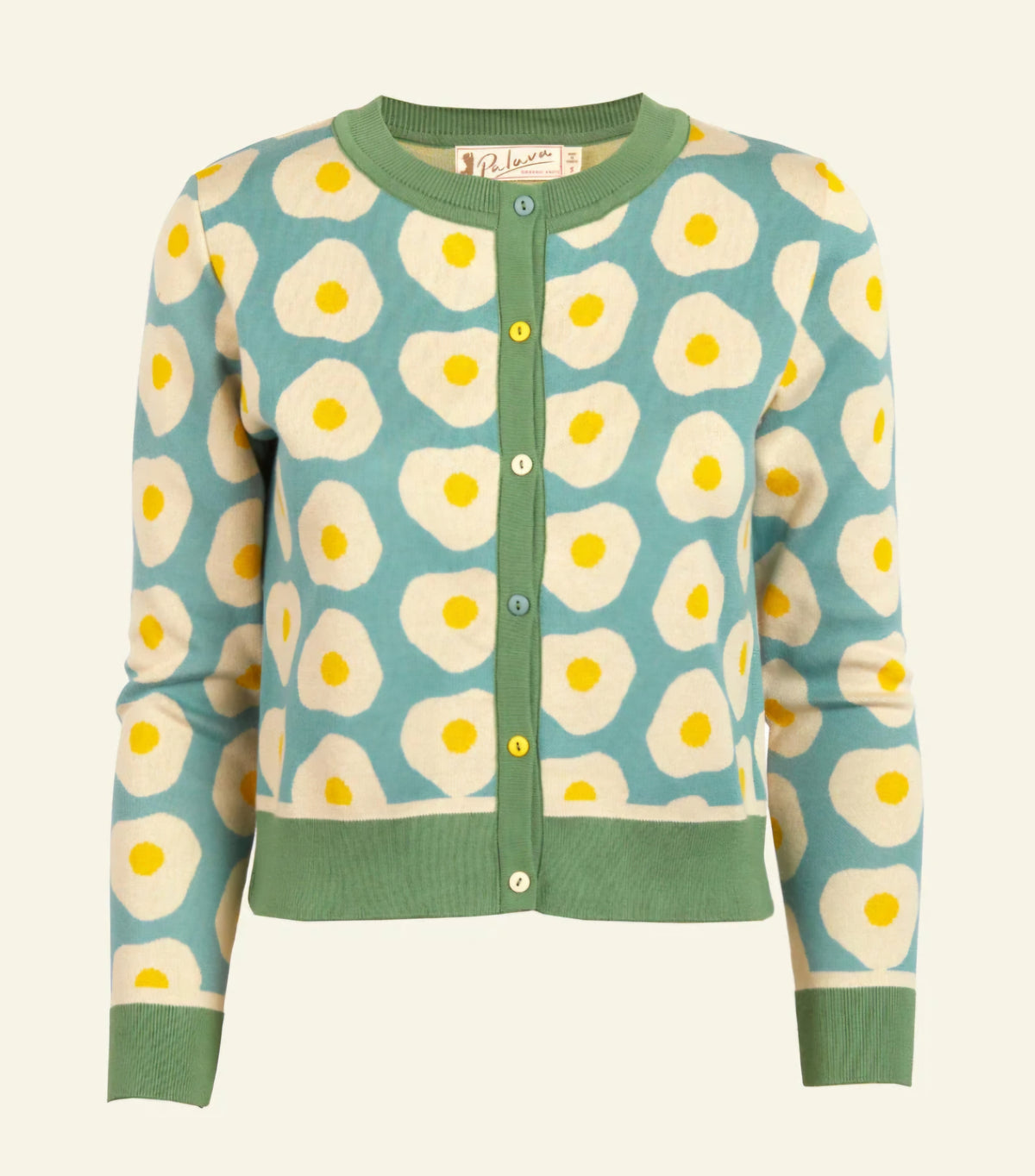 Palava Vera - Teal Fried Egg Cardigan