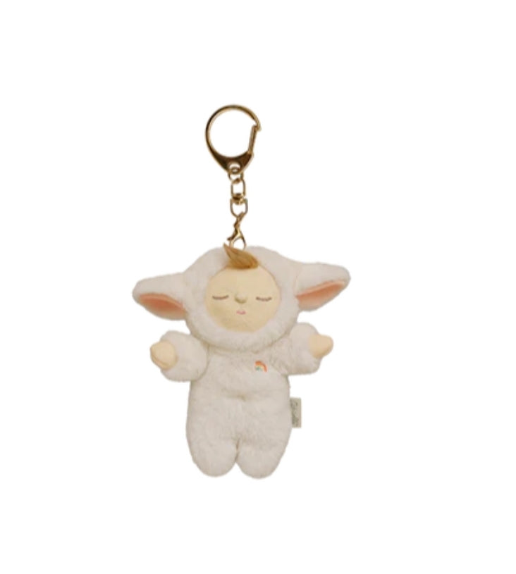 Cozy bag charms by Dinkum Dolls by Olliella