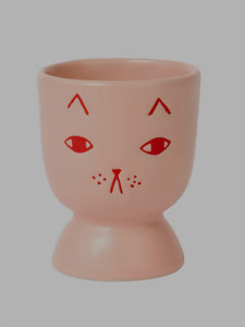 Cat Egg Cup by Donna Wilson