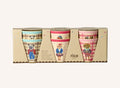 Set of 6 melamine cups by Nathalie Lété