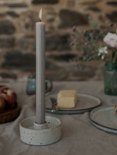 Load image into Gallery viewer, St Eval 7/8” Candle Holder
White Speckle
